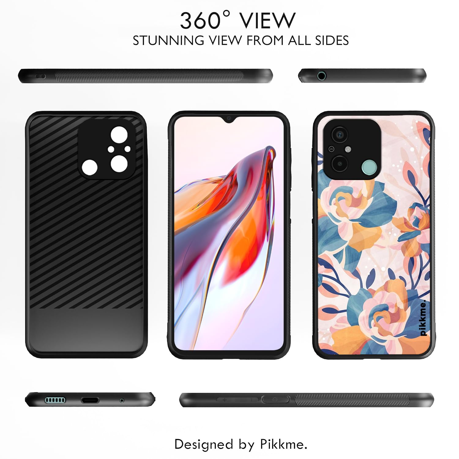Redmi 12C/Poco C55 Flower phone cover by Pikkme – photo 2