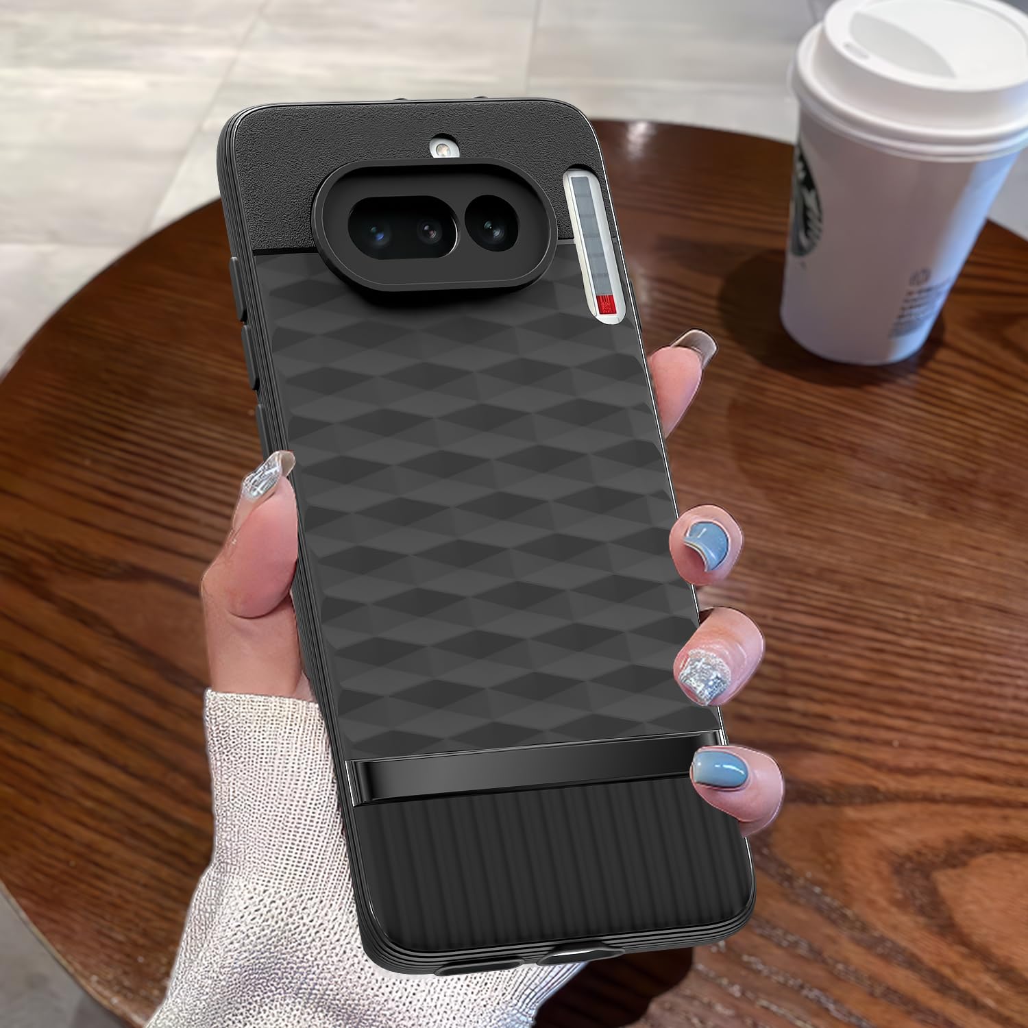 Pikkme black Silicone mobile back cover for Nothing Phone 4a 5G – photo 7