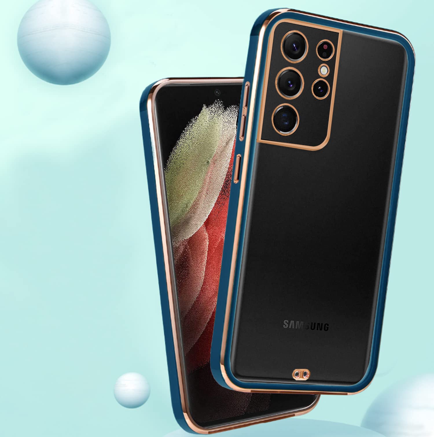 Pikkme blue Chrome back cover for Samsung S21 Ultra – photo 4
