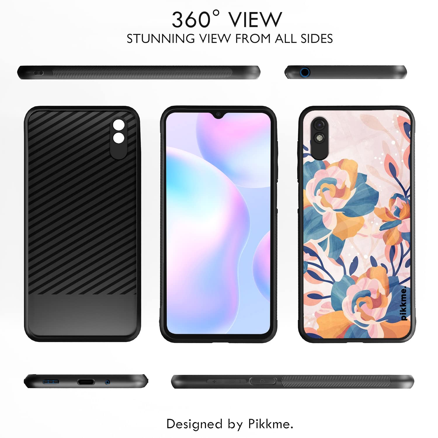 Pikkme Redmi 9A/9i/9A Sport Flower phone cover – photo 2