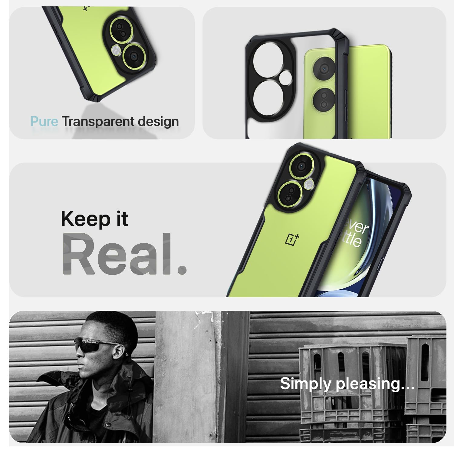 Pikkme OnePlus Nord CE 3 Lite 5G black mobile back cover – photo 5