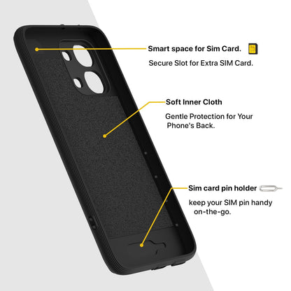 Pikkme black Silicone back cover for Oppo F31/F33 5G – photo 6