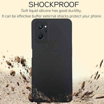 Pikkme black Liquid Silicone mobile back cover for Realme 9i – photo 7