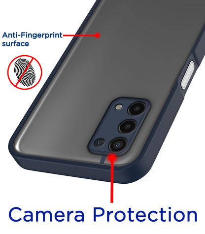 Pikkme blue Matte mobile back cover for Oppo A74 5G – photo 2