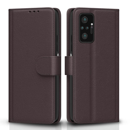 Redmi Note 10 Pro/Note 10 Pro Max Wallet flip case in coffee by Pikkme