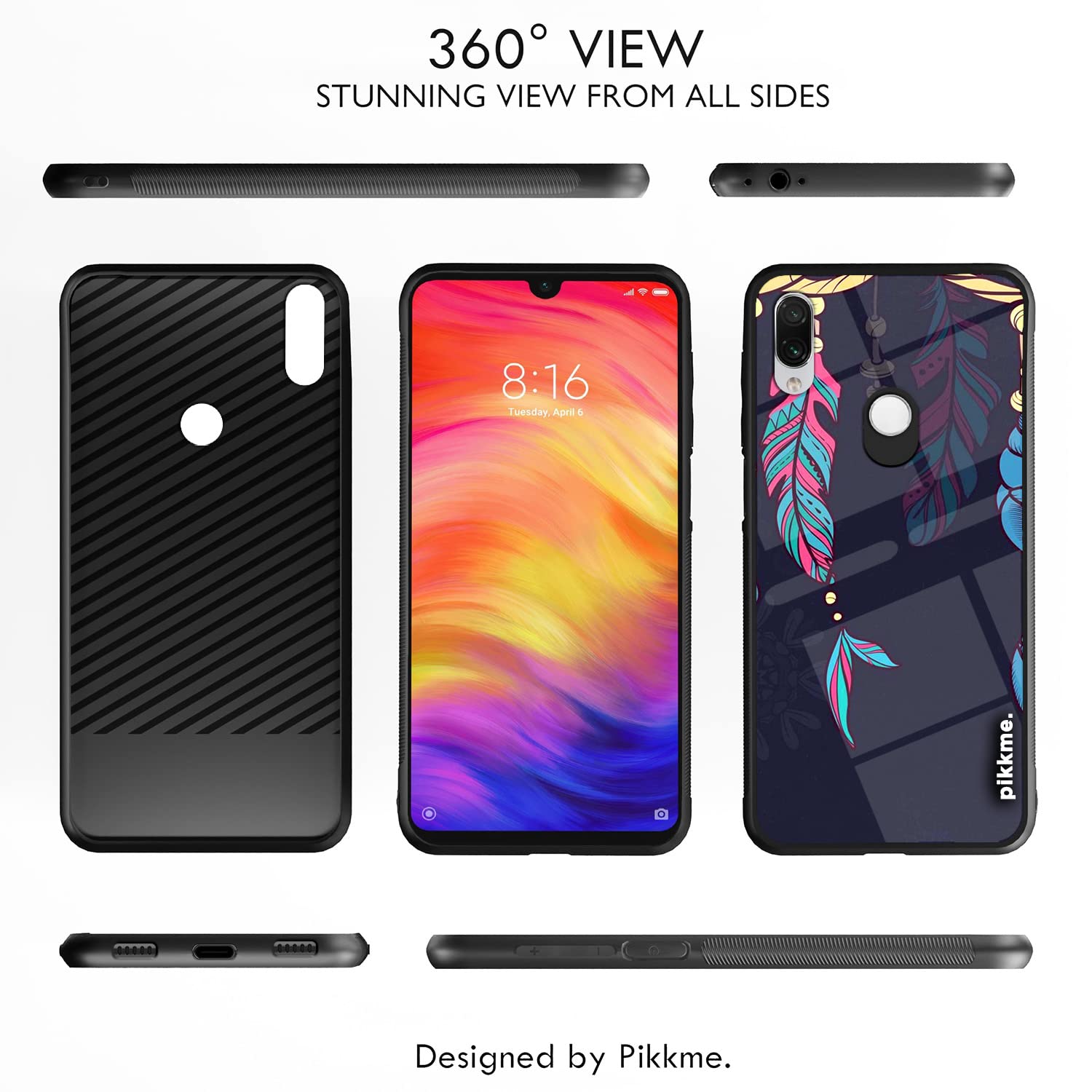 Flower Mobile back cover for Redmi Note 7/Note 7 Pro/Note 7s – Pikkme – photo 2