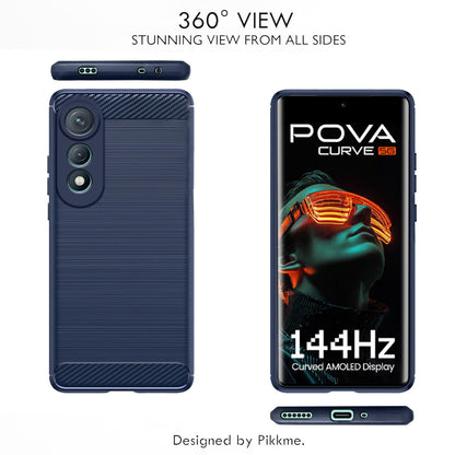 Blue back cover for Tecno Pova – Pikkme – photo 3