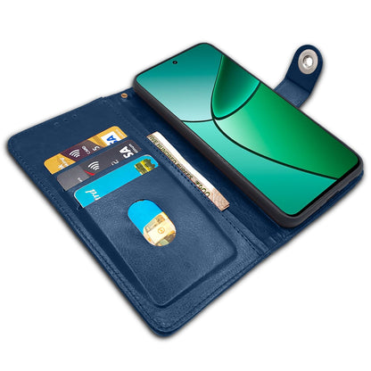 Pikkme Realme 12 Plus/P1/Narzo 70/70 Pro 5G Button blue flip case – photo 3