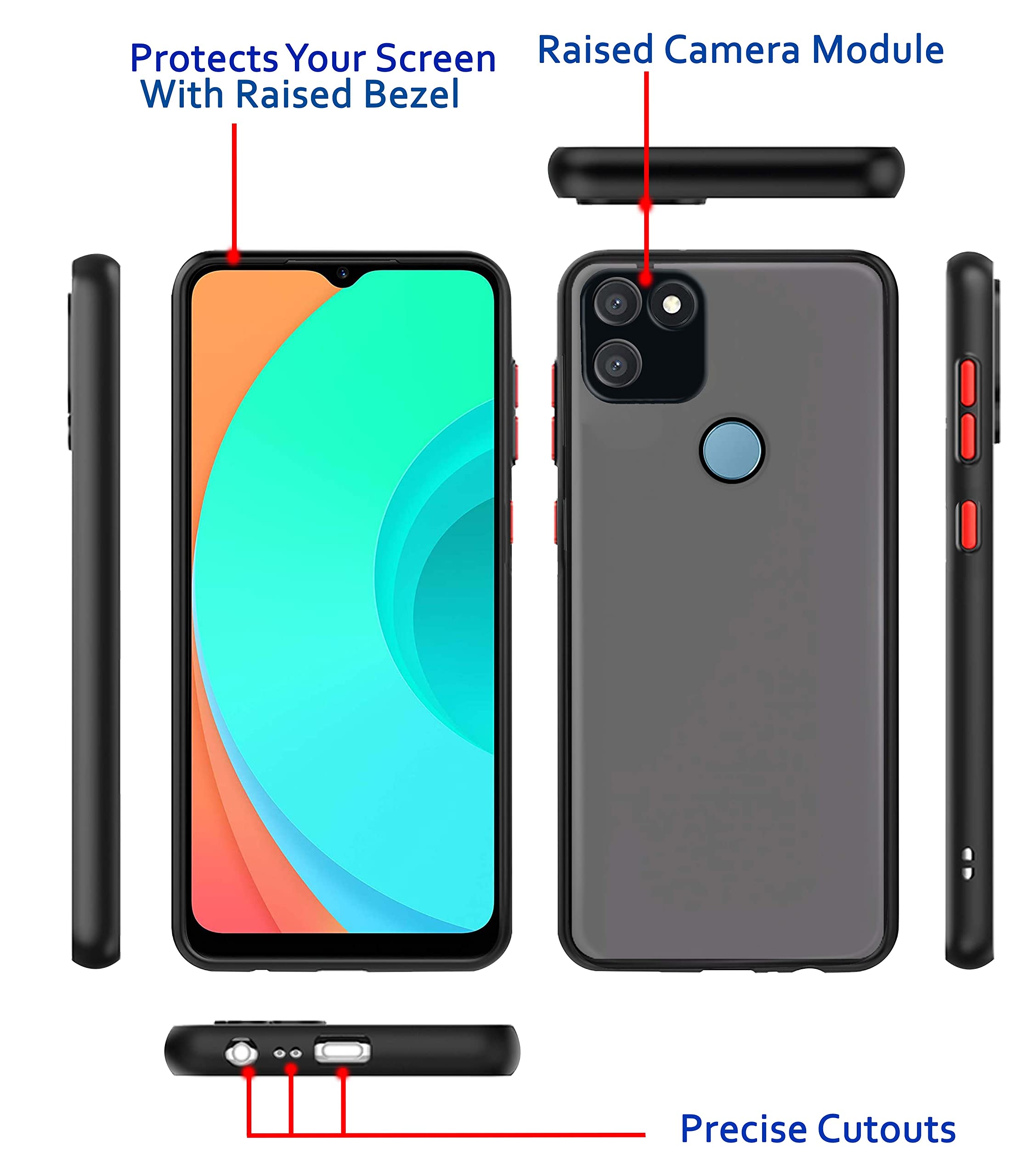 Pikkme black back cover for Realme C11 – photo 3