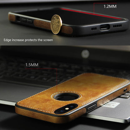 Pikkme brown Leather mobile cover for iPhone XS Max – photo 5