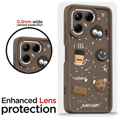 Tecno Pova 7 5G/3D phone cover in brown by Pikkme – photo 5