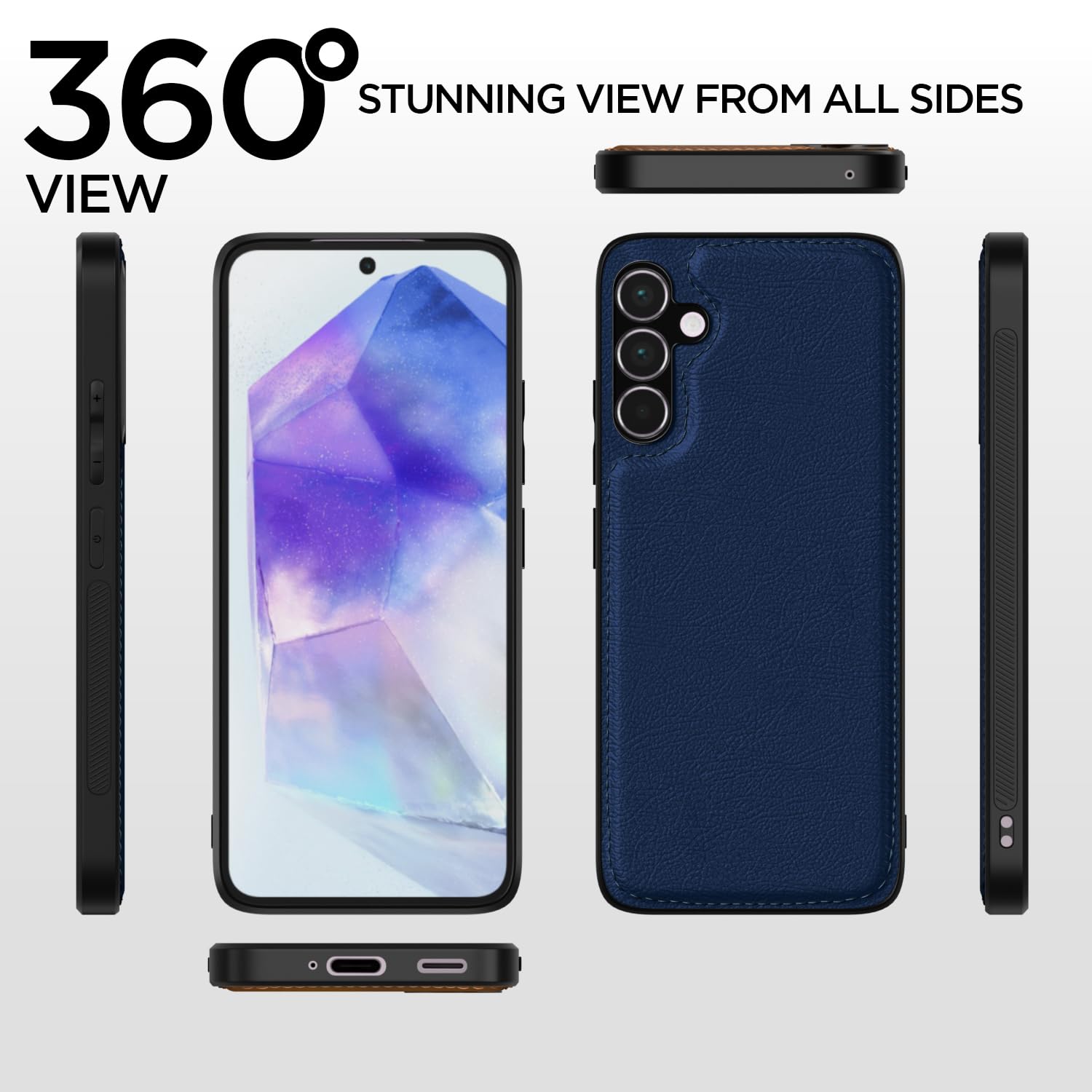 Samsung A55 5G mobile cover in blue by Pikkme – photo 4