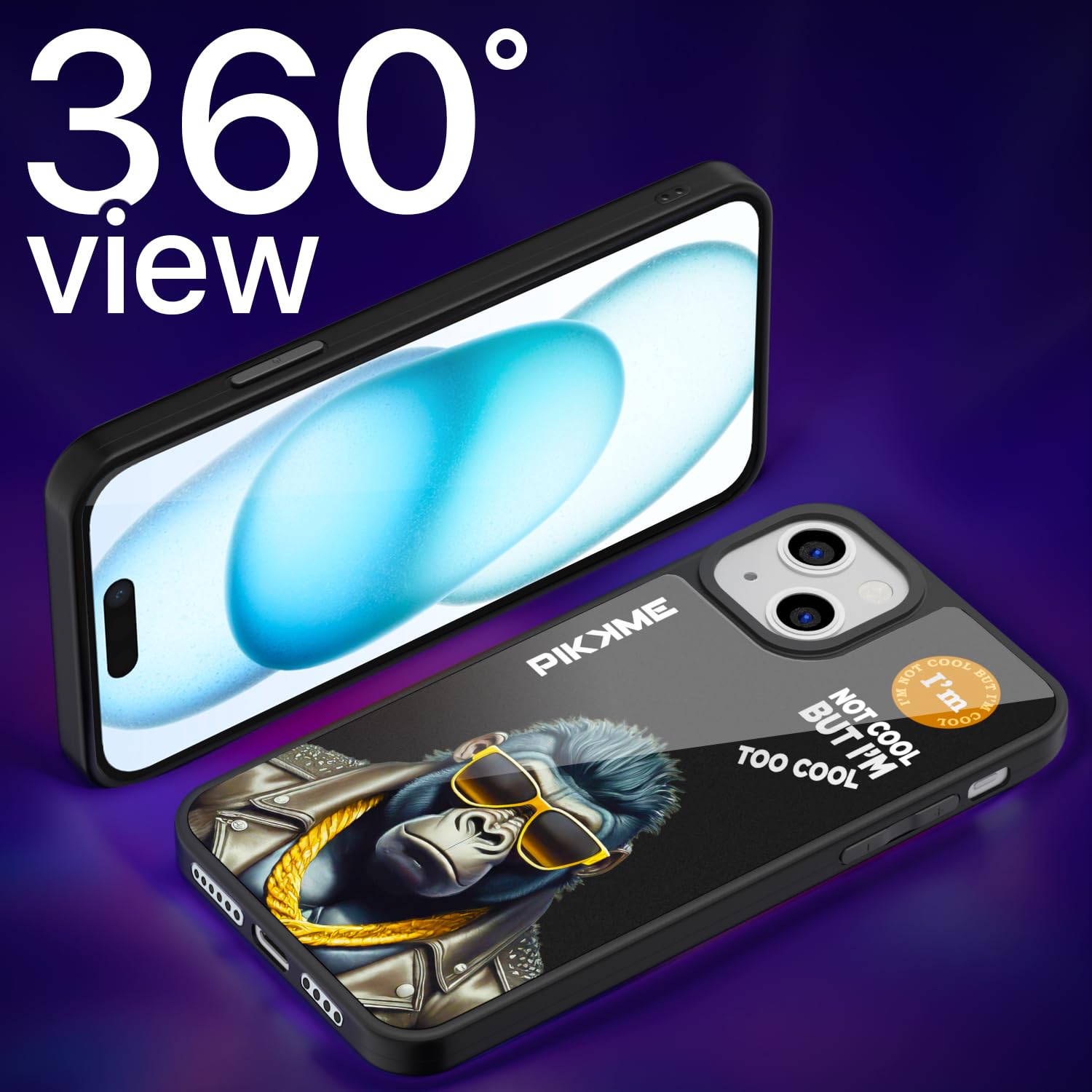 iPhone 15 Plus Gorilla Swag mobile back cover by Pikkme – photo 4