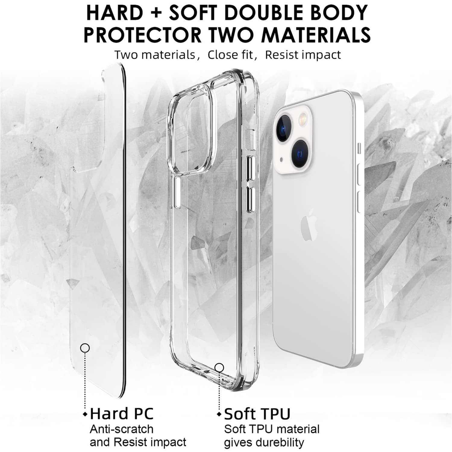 Tpu | transparent mobile back cover for iPhone 13 – Pikkme – photo 4