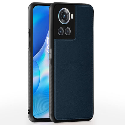 OnePlus 10R 5G Leather phone cover in blue by Pikkme