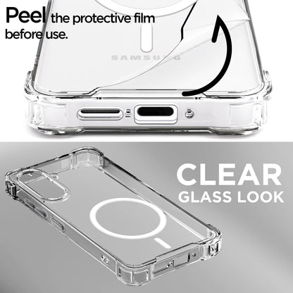 Pikkme Samsung M56 5G transparent mag-safe mobile back cover – photo 3