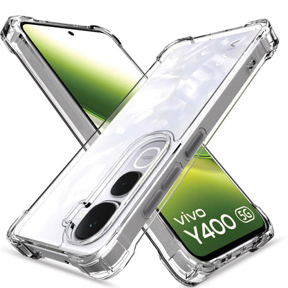 Transparent Clear phone cover for Vivo Y400 5G – Pikkme