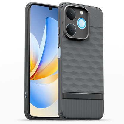 Realme P4 Lite 4G Silicone mobile cover in grey by Pikkme