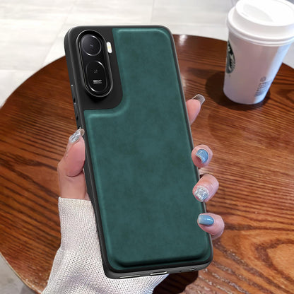 Pikkme green Leather back cover for Redmi A7 Pro/Poco C85x 5G – photo 7