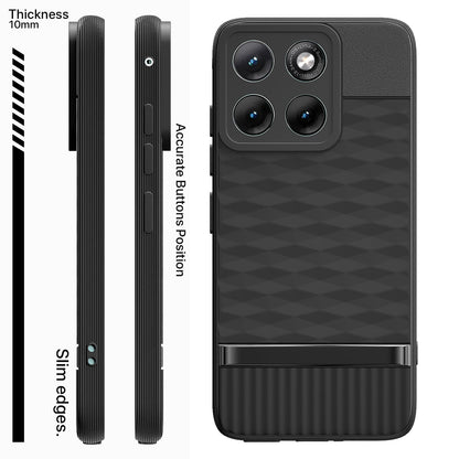 Moto Edge 70 Fusion 5G Silicone phone cover in black by Pikkme – photo 3