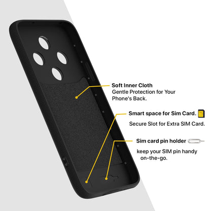 Black mobile back cover for Vivo X200T 5G – Pikkme – photo 6
