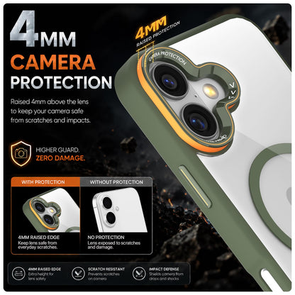 Green mag-safe mobile back cover for iPhone 17 – Pikkme – photo 4