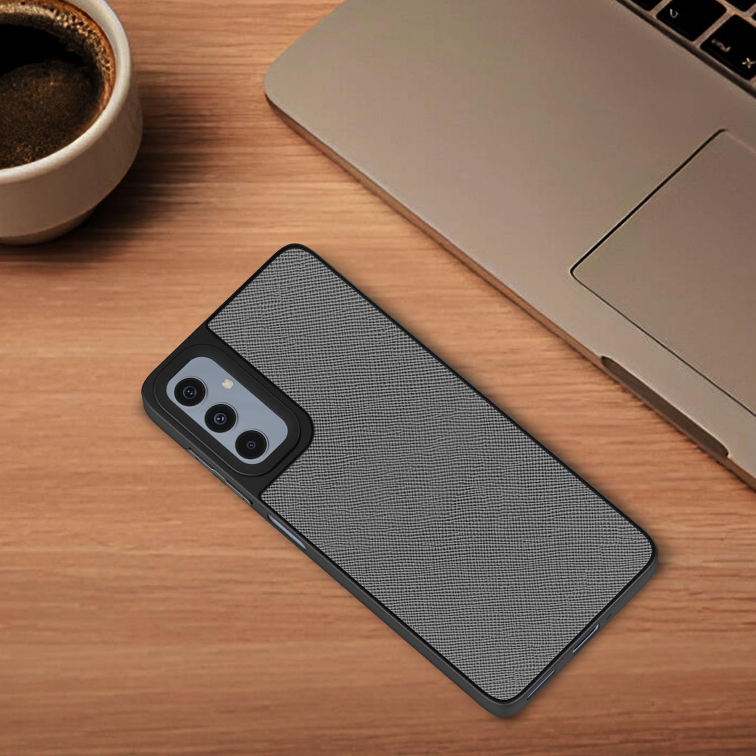 Grey Leatherback back cover for Samsung M35 5G – Pikkme – photo 4