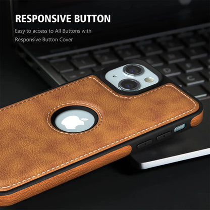 Pikkme brown Leather phone cover for iPhone 15 – photo 4