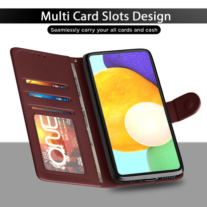 Pikkme Samsung A52 brown wallet flip cover – photo 5