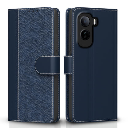 Pikkme blue Wallet mobile flip cover for Vivo T5 Pro 5G