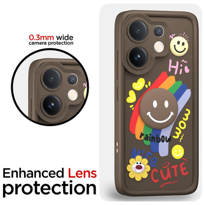 Pikkme brown Soft Silicone mobile back cover for Vivo V60/T4 Pro 5G – photo 5