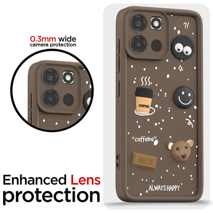 Pikkme brown Silicone mobile cover for OnePlus Nord 6 5G/3D – photo 5
