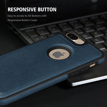 Pikkme iPhone 7 Plus / 8 Plus Flexible Pu Leather Back Cover | Blue