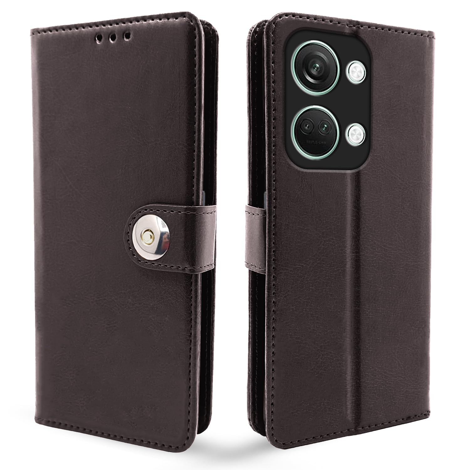 Pikkme OnePlus Nord 3 5G coffee mobile flip cover