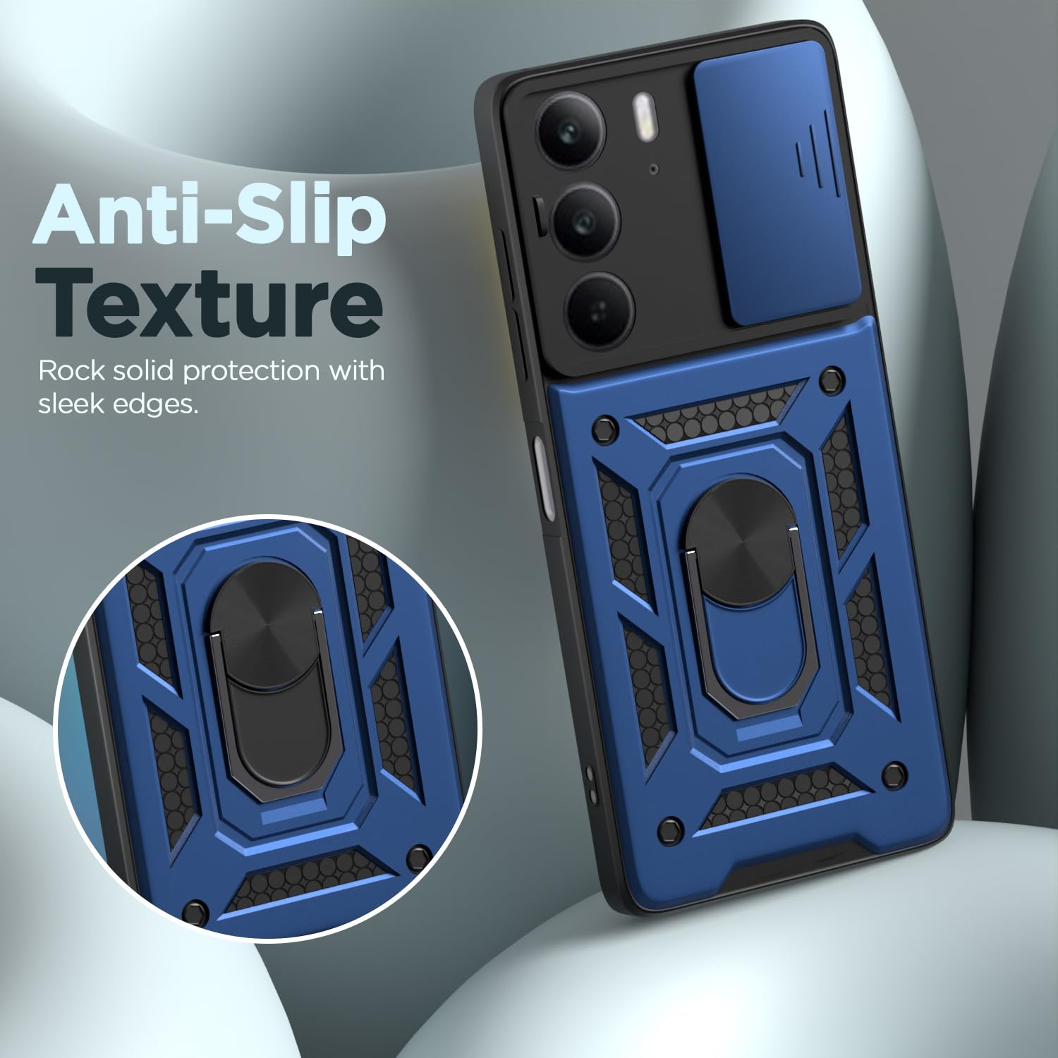 Realme C75 D10 Camera Shield phone cover in blue by Pikkme – photo 7