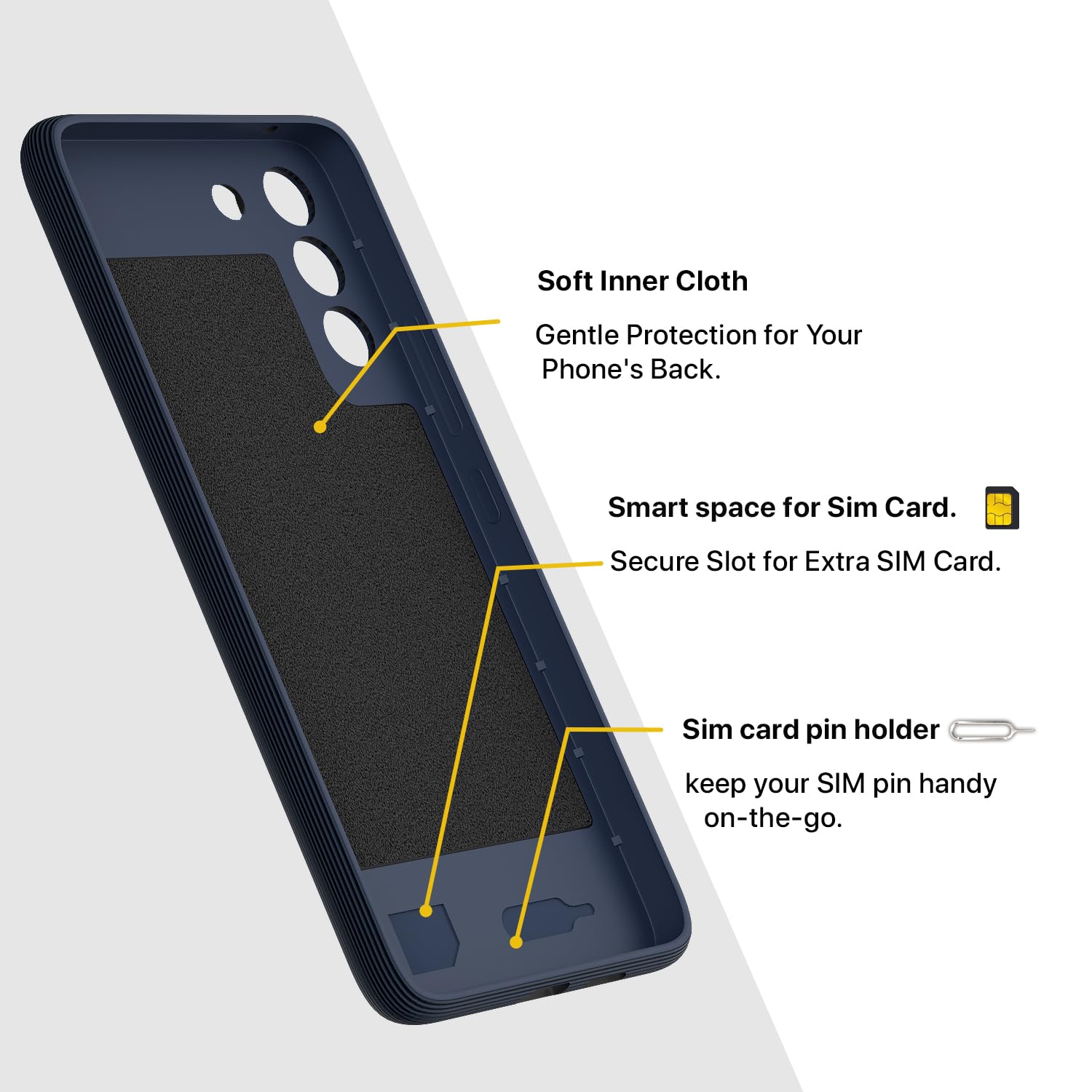 Samsung S21 FE 5G back cover in blue by Pikkme – photo 6