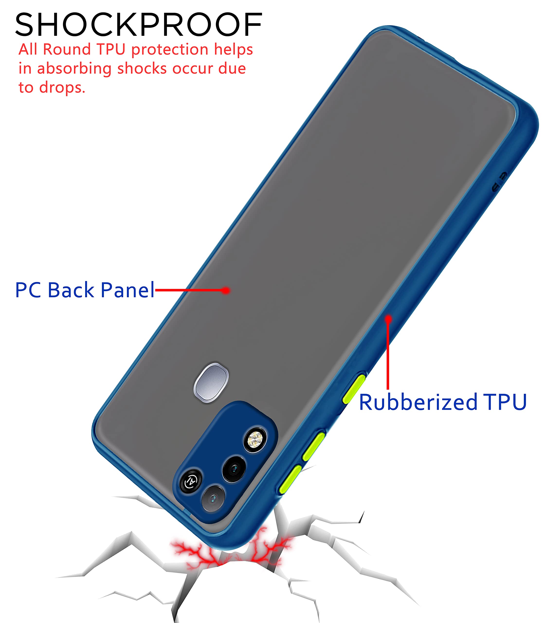 Pikkme blue mobile cover for Infinix Smart 5 – photo 4