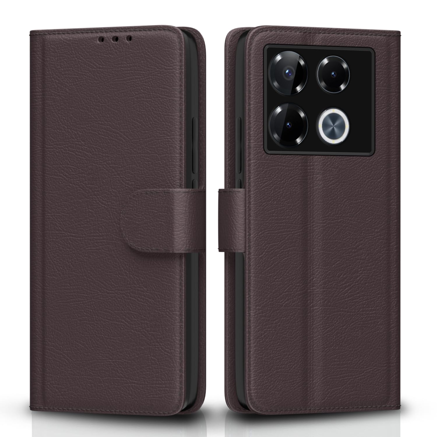 Pikkme coffee Wallet flip cover for Infinix Note 40 Pro Plus 5G