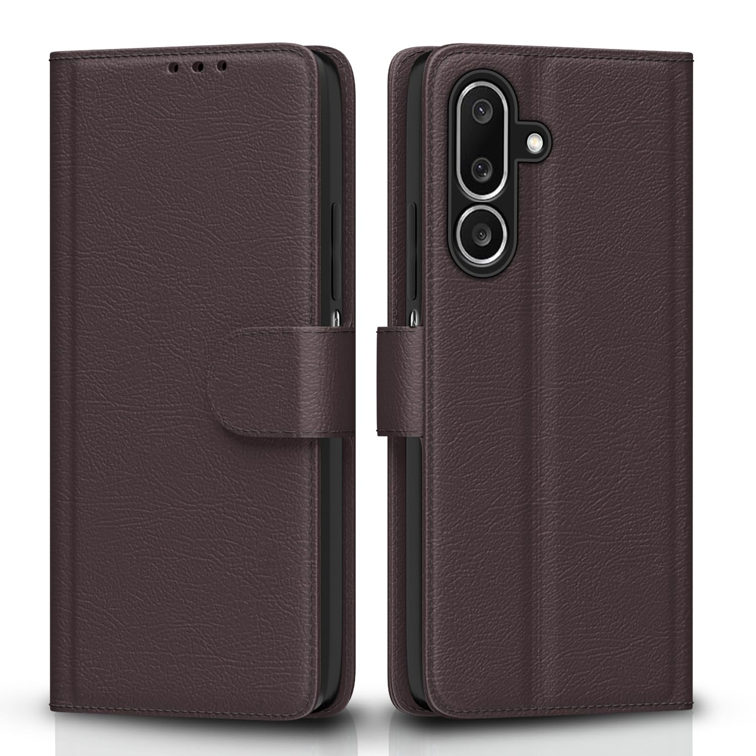 Samsung M36 5G Wallet mobile flip cover in coffee by Pikkme