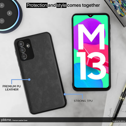 Samsung M13 4G mobile back cover in grey by Pikkme – photo 5