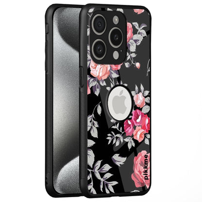 Pikkme Flower mobile back cover for iPhone 15 Pro