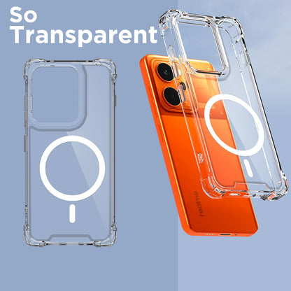Realme P4 Power 5G MagSafe back cover in transparent mag-safe by Pikkme – photo 2