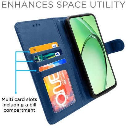 Pikkme blue Wallet wallet flip cover for Oppo K12x 5G – photo 2