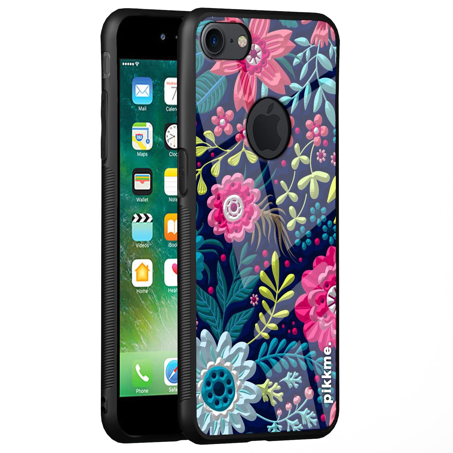 Pikkme Flower mobile back cover for iPhone 7/8
