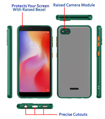 Green Hybrid phone cover for Redmi 6A – Pikkme – photo 3