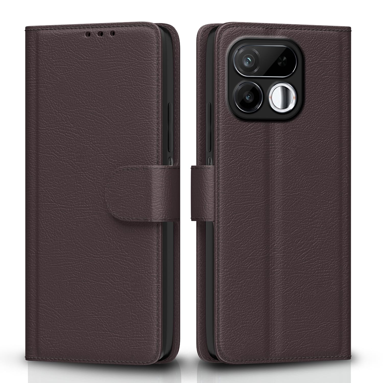 Pikkme Realme 16T 5G Wallet coffee mobile flip cover