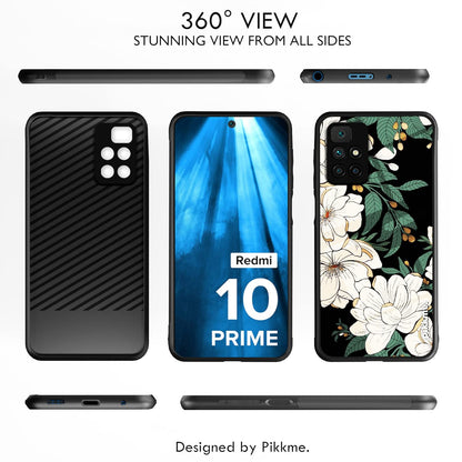 Pikkme Redmi 10 Prime Flower mobile back cover – photo 2