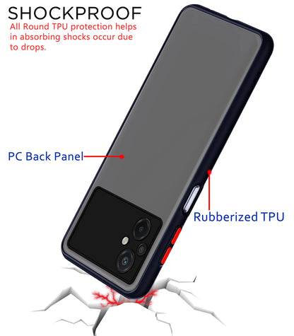 Poco M5 Hybrid phone cover in black by Pikkme – photo 4