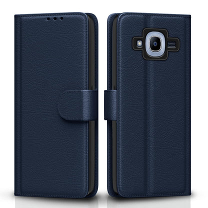 Pikkme Samsung J2 2016 Wallet blue mobile flip cover