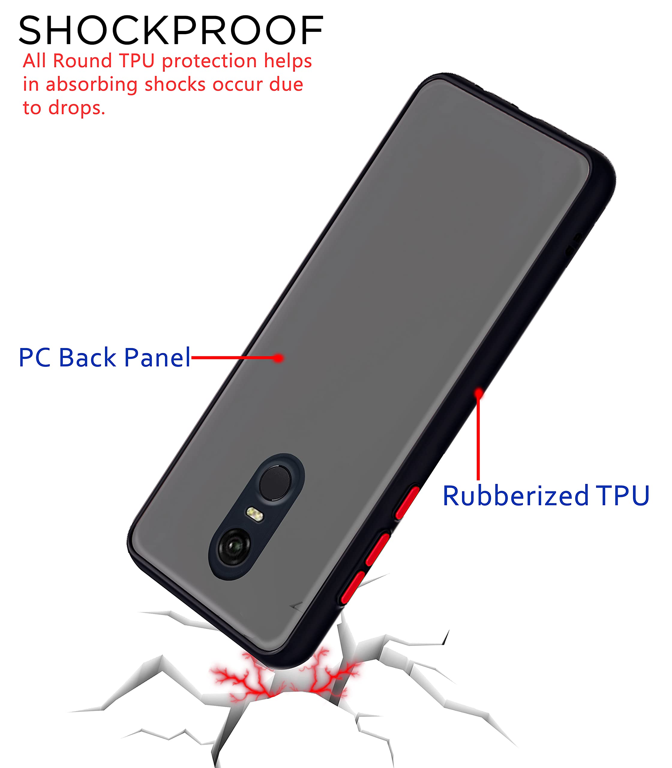 Pikkme black Matte mobile cover for Redmi Note 4 – photo 5
